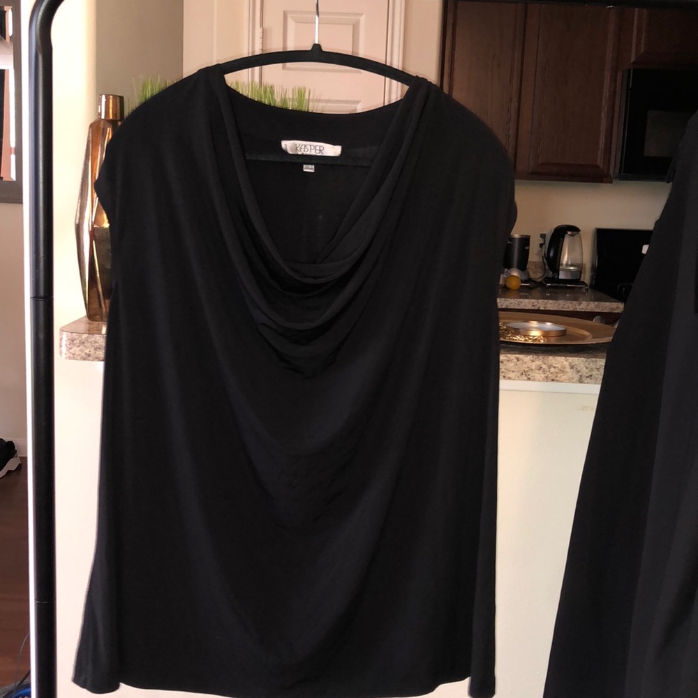Kasper Woman Cowl-neck Blouse